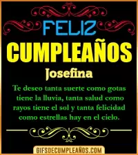 GIF Frases de Cumpleaños Josefina